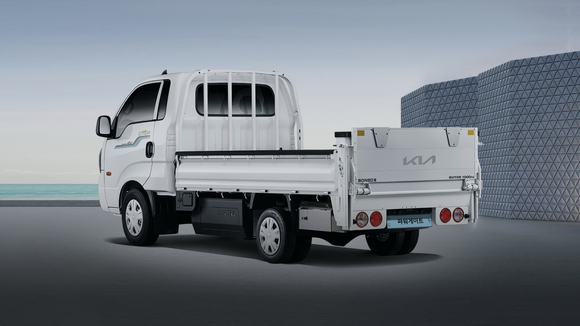 봉고3 EV 파워게이트 후면 이미지