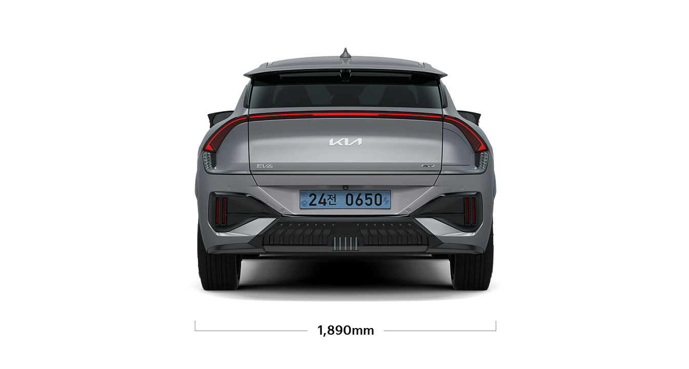 EV6 GT 제원 후면 : 전폭 1,890mm