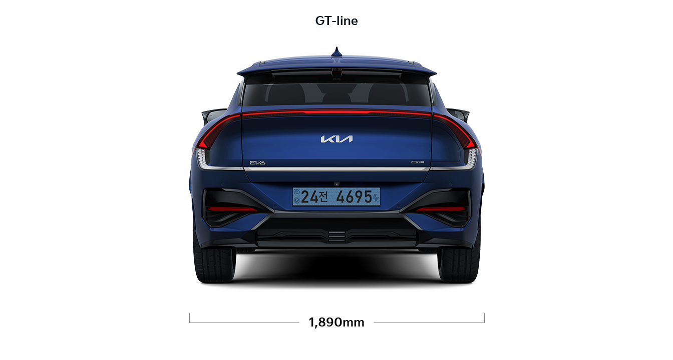 EV6 GT-line 제원 후면 : 전폭 1,890mm